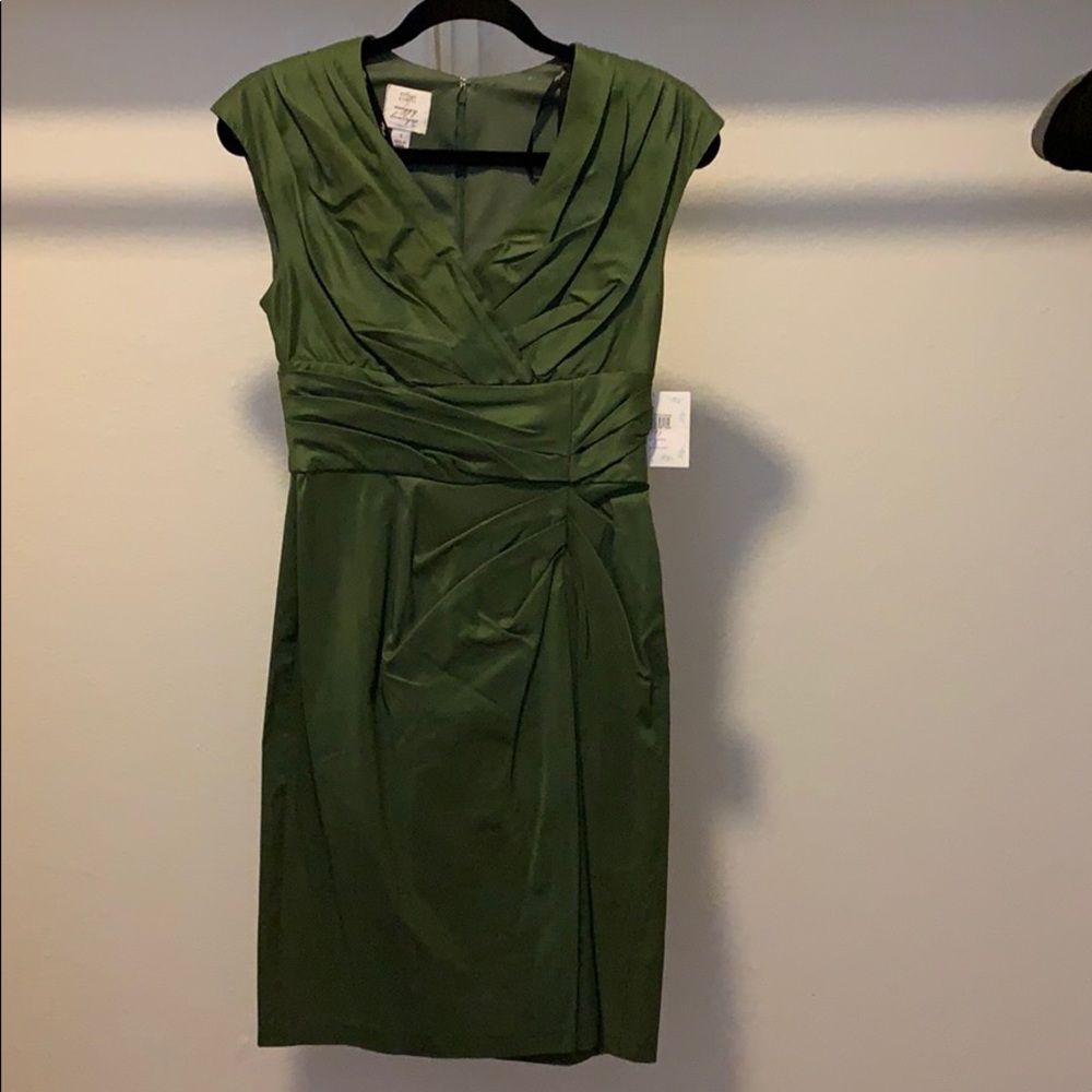 Forest green classic dress